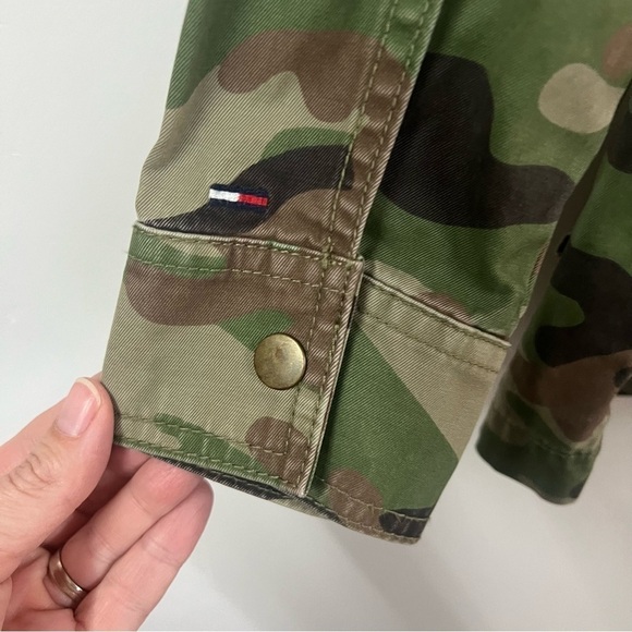 Tommy Hilfiger Denim Camo Field Utility Military Jacket - Picture 8 of 15